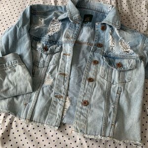 Light blue denim jacket